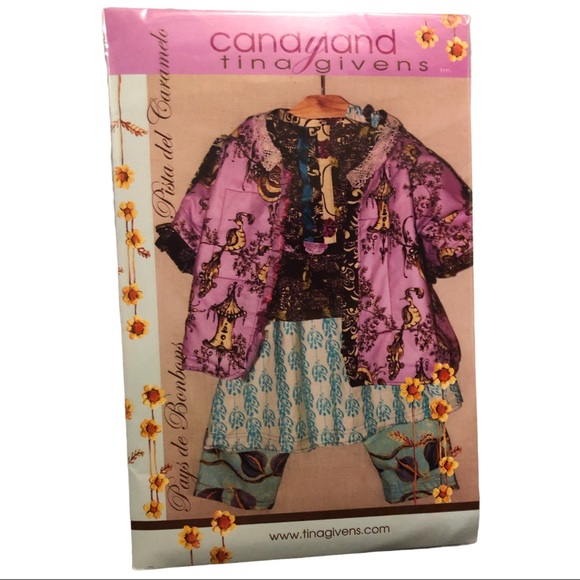 NEW Tina Givens Pattern 4 pc Outfit - Picture 1 of 2